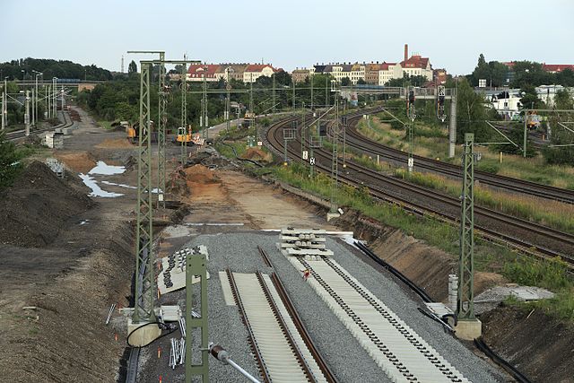 Bauarbeiten zwischen Leipzig Hbf und Leipzig-Sellershausen